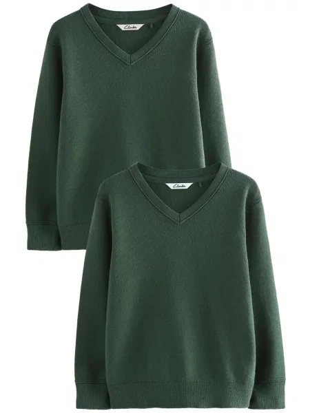 CLARKS Pulover închis verde
