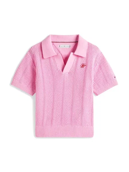 Tommy Hilfiger pulover kratkih rukava za djecu od pamuka