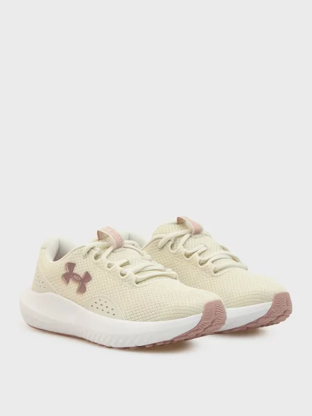 Кроссовки для бега Under Armour бежевые