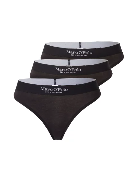 Marc O'Polo Tanga Essentials negru alb
