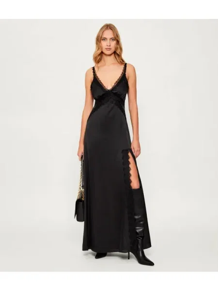 Marciano Guess De satin rochie JAEL negru