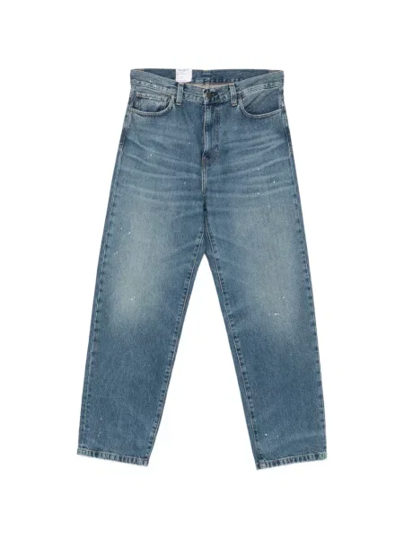 Blugi Carhartt Wip zdrențuiți albastru