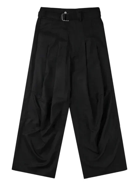 Pantaloni Fffpostalservice plisate negru
