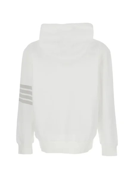 Hanorac cu glugă Thom Browne alb