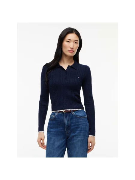 Geacă de blugi Tommy Jeans albastru