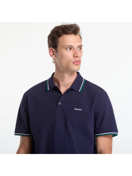T-shirt Queens Polo Tee Navy M ναυτικό