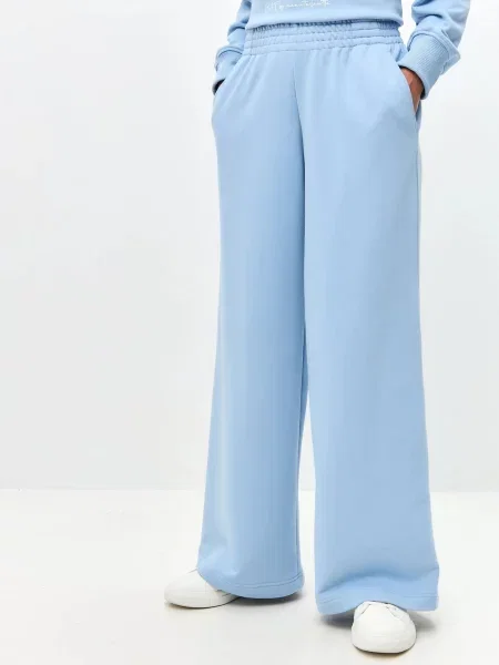 Cat e Lolette Nohavice Palazzo Trousers svetlomodrá