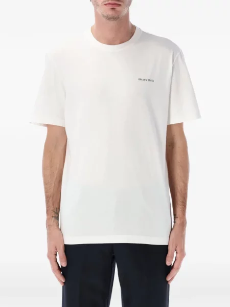 Tricou Golden Goose auriu