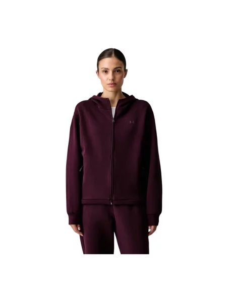 Under Armour bluza z kapturem Unstoppable brązowa