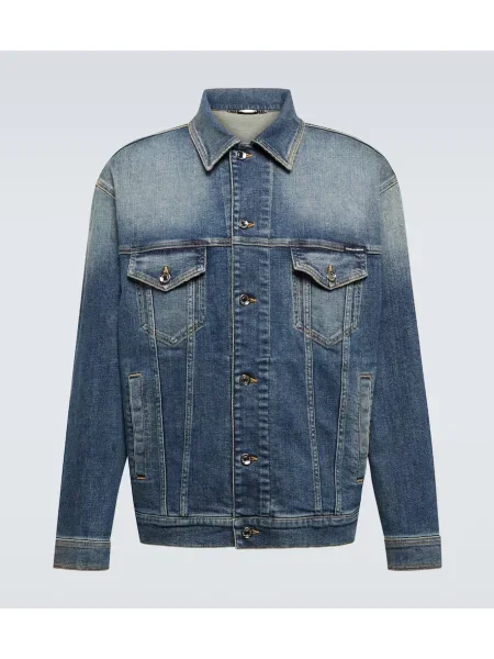 Denim jakna Dolce&gabbana modra