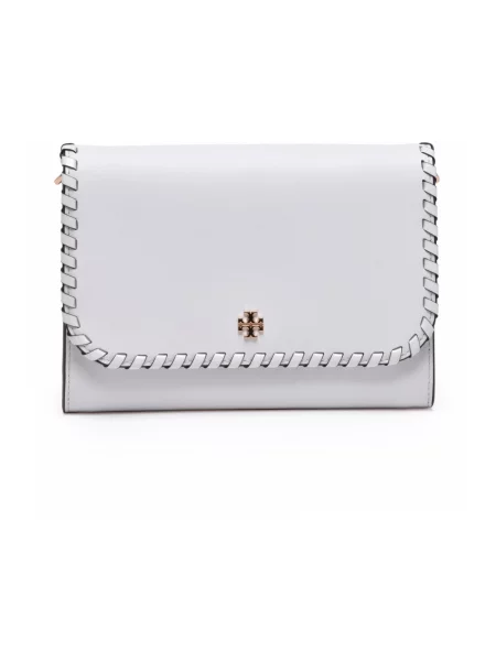 Torebka crossbody Tory Burch skórzana biała