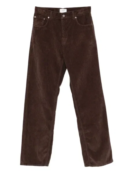 Pantaloni Haikure de catifea cord maro