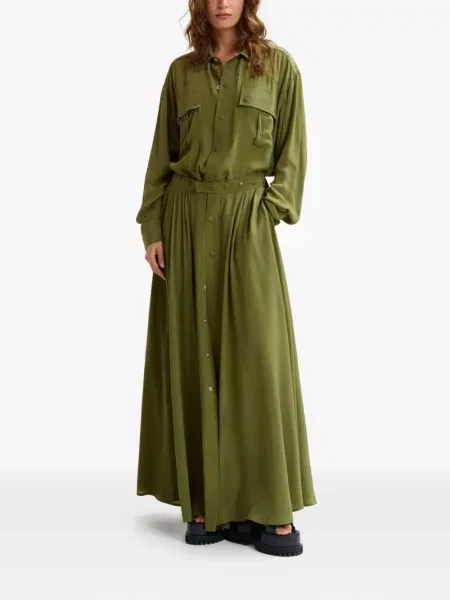 Rochie maxi Essentiel Antwerp de costum verde