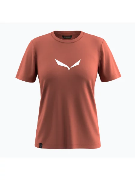 Tricou pentru femei Salewa Solid Dry etruscan red roșu