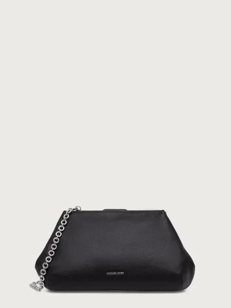 MICHAEL Michael Kors geantă plic pentru femei din piele GOLDIE negru