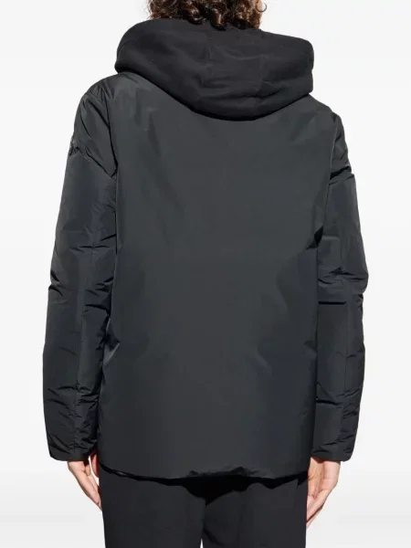 Пухено яке Moncler черно