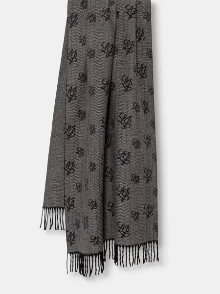 Fular Liu Jo cu model herringbone gri