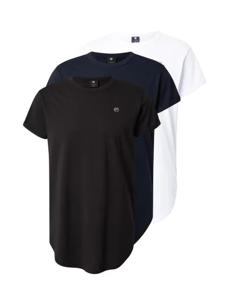 G-STAR Majica Ductsoon mornarska / črna bela