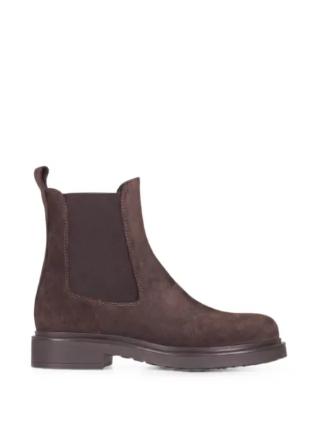 Botine chelsea Agl din piele maro