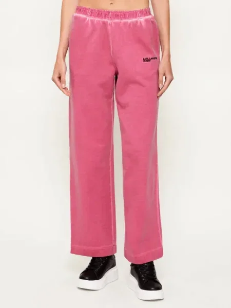 Karl Lagerfeld Jeans Pantaloni de trening | Relaxed fit roz