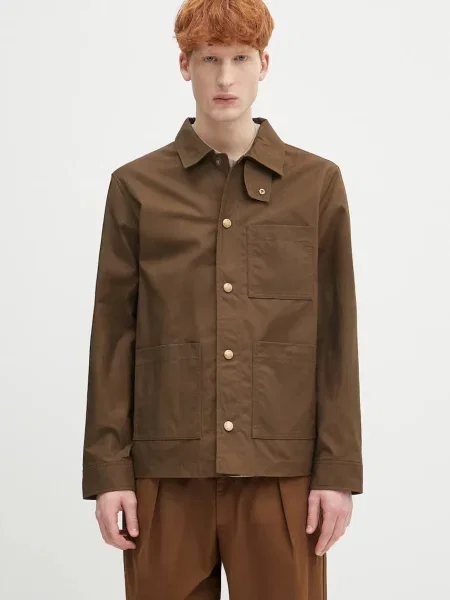 A.P.C. jachetă de Blouson Gabriel de tranzitie verde