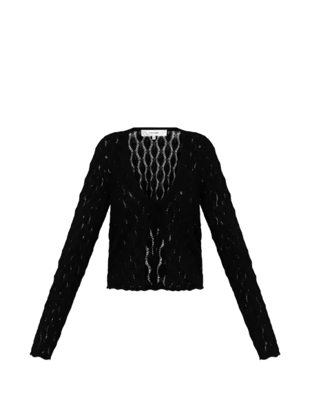 Cardigan Frame tricotate cu legături negru