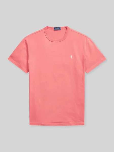 T-shirt o kroju regular fit z czystej bawełny Polo Ralph Lauren czerwona