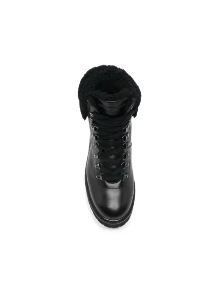 Buty trekkingowe Woolrich skórzane trekkingowe czarne