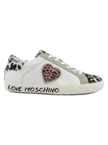 Sneakersy Love Moschino białe