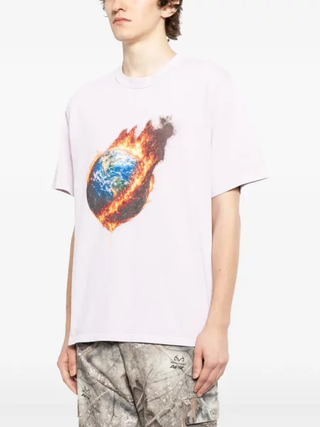 Grafic tricou Melt roz