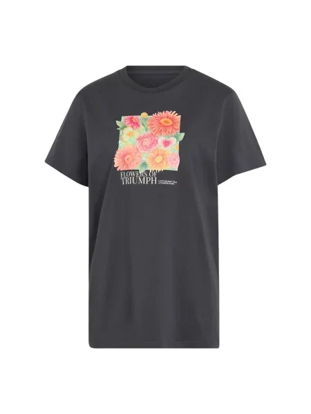 ADIDAS SPORTSWEAR Funkční tričko antracitová / mátová / oranžová pink