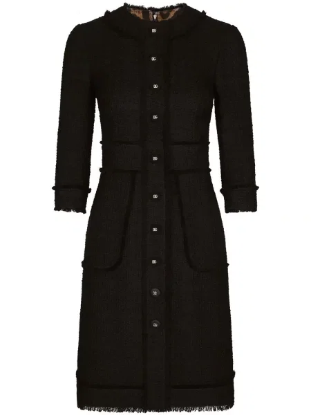Rochie Dolce & Gabbana cu decolteu rotund de costum negru