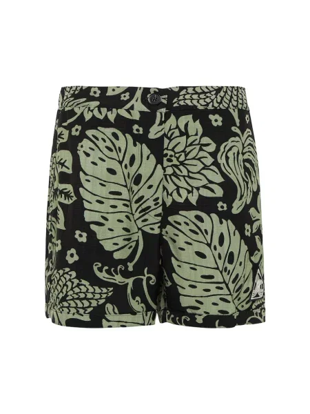 Pantaloni scurți Jil Sander cu imagine verde