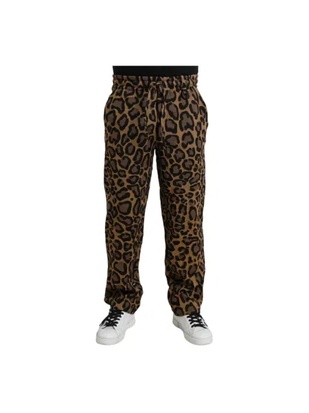 Joggery Dolce And Gabbana w panterkę