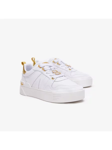 Lacoste Skórzane Buty Sportowe białe