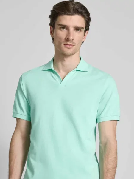 Koszulka polo o kroju regular fit z dekoltem w serek model ‘CHARLES’ Mc2 Saint Barth