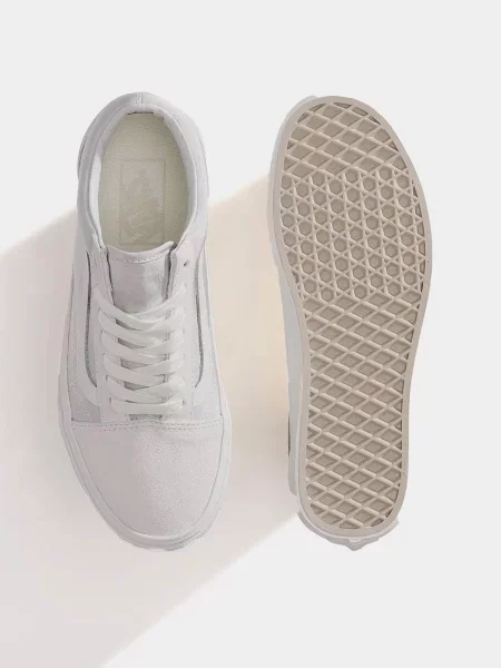 Замшевые кеды Vans белые