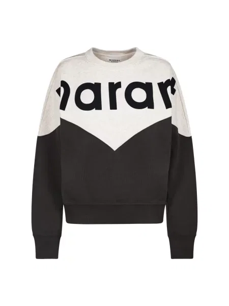 Aksamitna bluza Isabel Marant Etoile szara