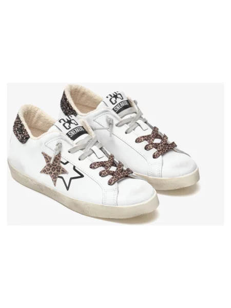 Sneakersy 2star skórzane białe