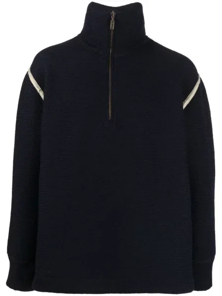 Pulover Maison Margiela lung albastru