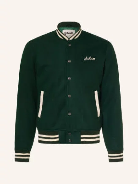 Schott Nyc Kurtka W Stylu College gruen