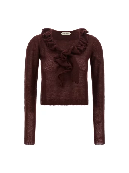 Sweter Alberta Ferretti czerwony