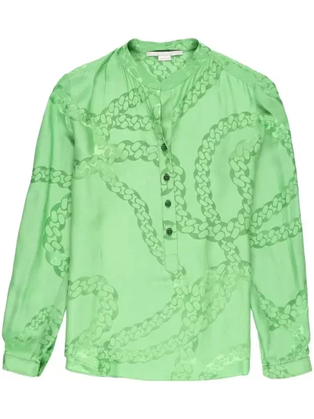 Cămașă Stella Mccartney lungă verde