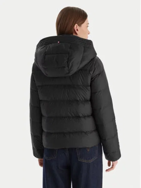 Vatovaná bunda Tommy Hilfiger černá