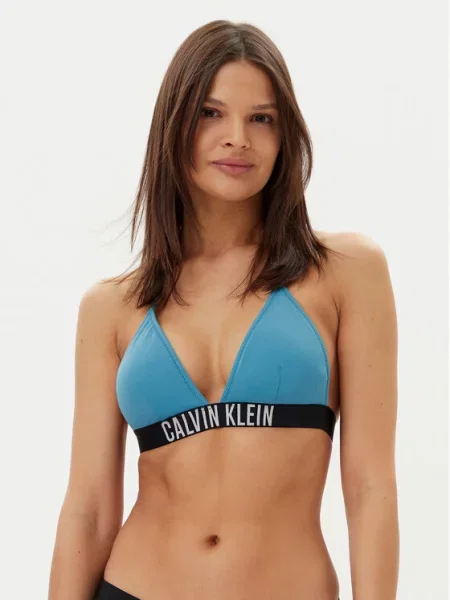 Calvin Klein Swimwear Góra od bikini niebieski