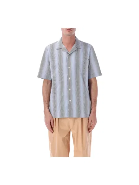 Koszula Dries Van Noten niebieska