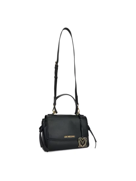 Torebka Love Moschino z logo czarna