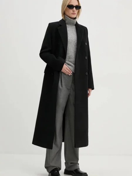 Płaszcz Samsøe Samsøe Falcon Coat Black M czarny