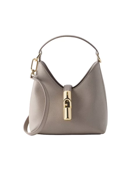 FURLA Geantă de umăr Iride deschis gri