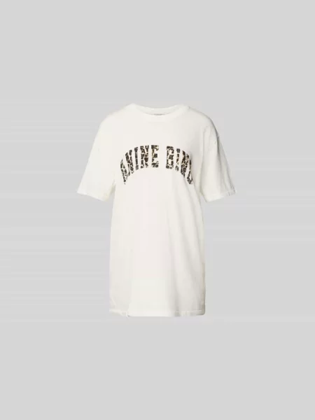 T-shirt o kroju oversized z czystej bawełny Anine Bing biała